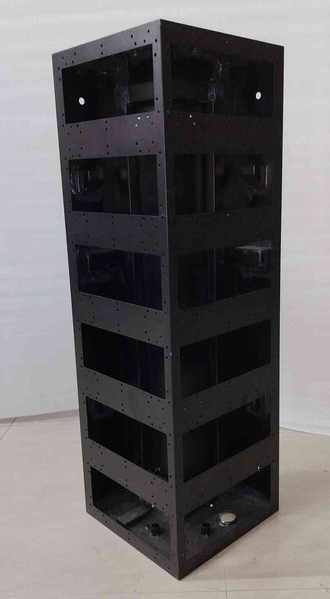 90 DEG MS CABINET 640 MM X 960 MM - P4