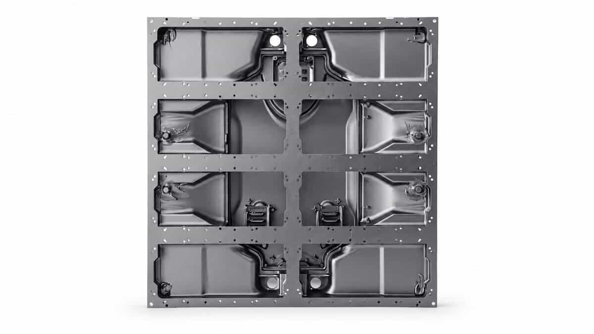 Aluminium Die cast Rental cabinet 640 x 640mm Outdoor