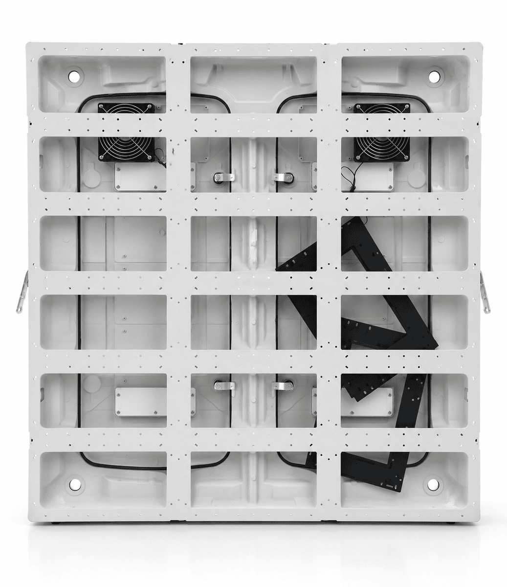 WHITE Aluminum Die cast cabinet 960mm x 960mm Type E lot 3